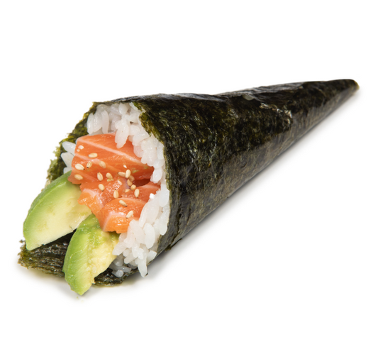 #1409- Temaki de Salmón